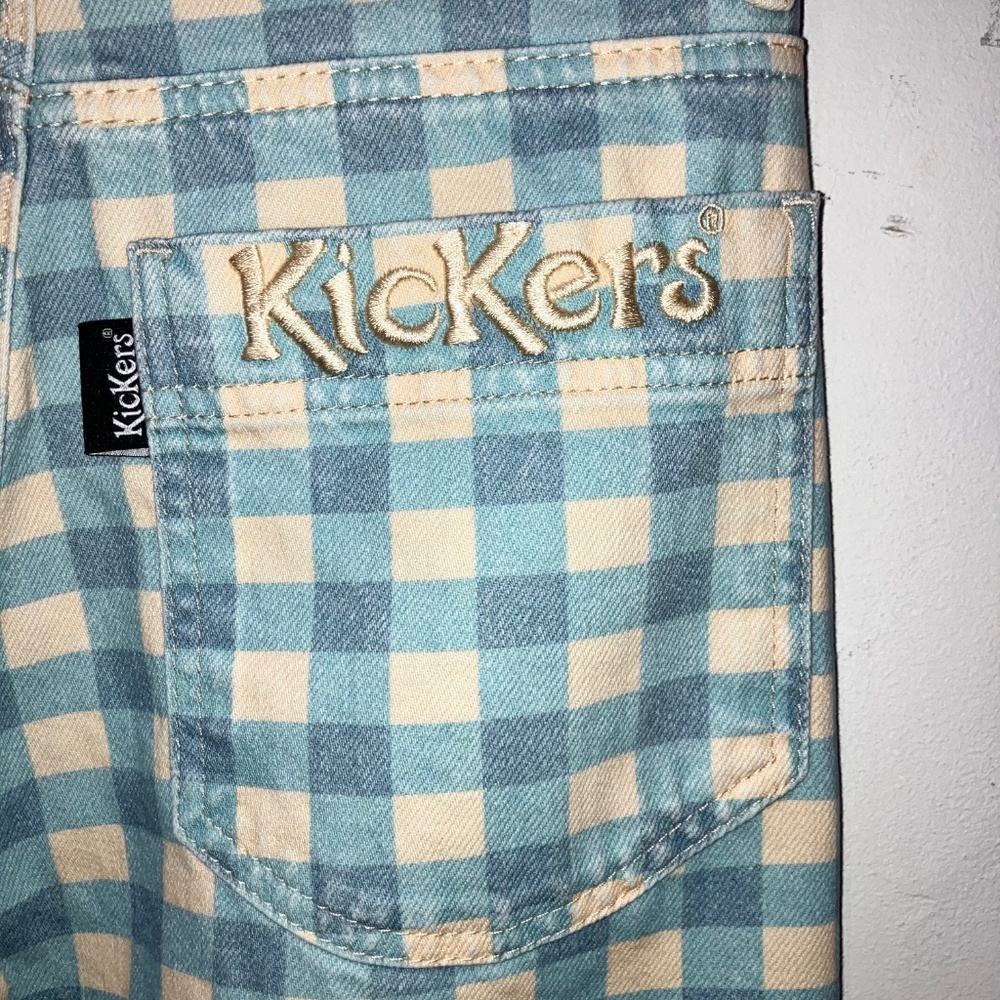 Kickers cream and blue denim jeans - Picture 4 of 6